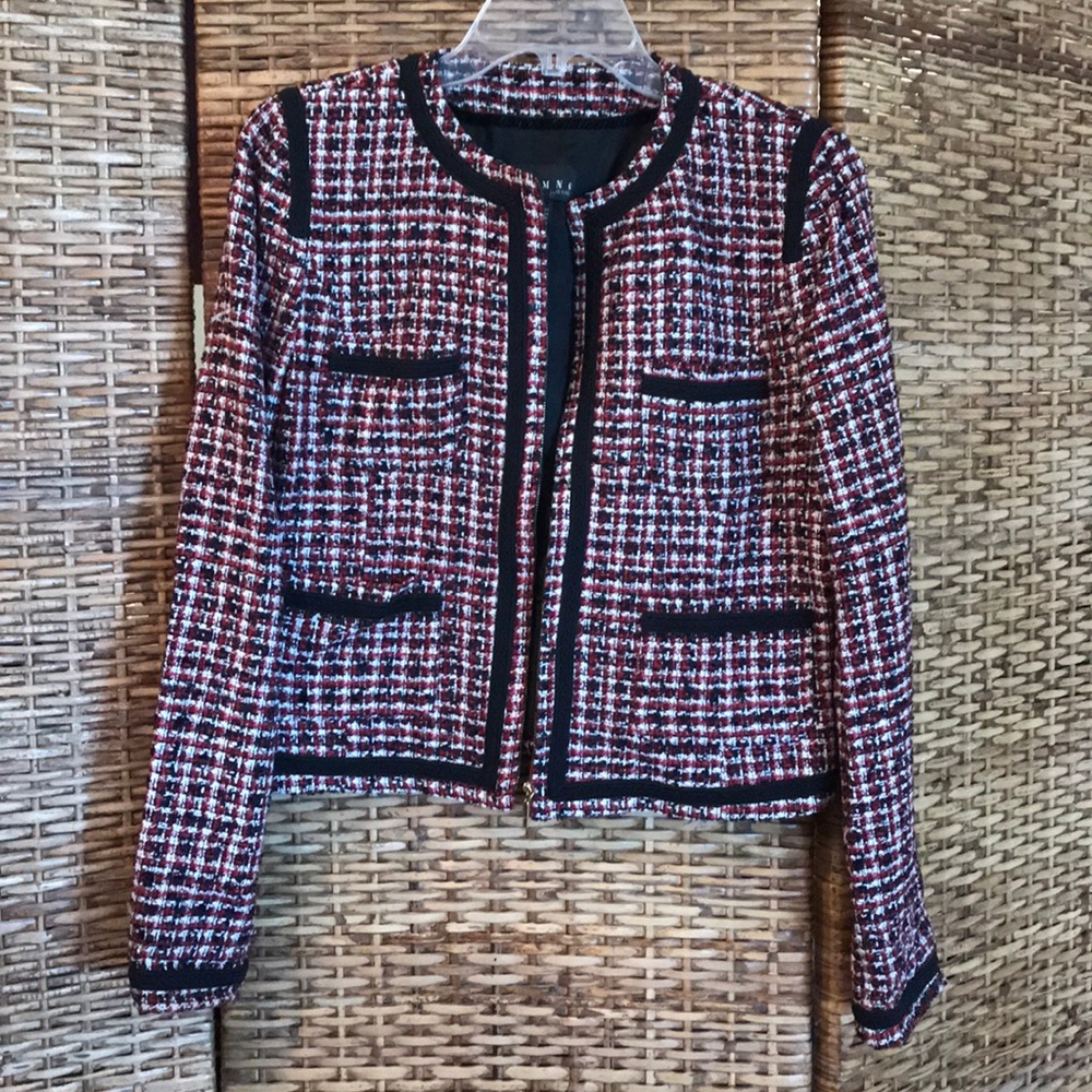 Textured dress jacket